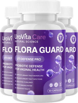 Boks med UroVita Care Flora Guard Capsules